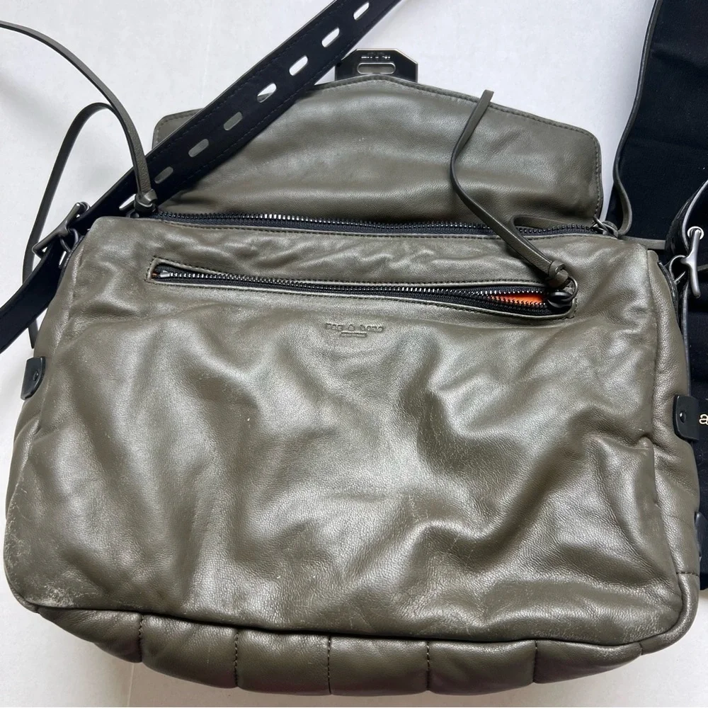 Rag & Bone Field Puffer Crossbody Bag Leather